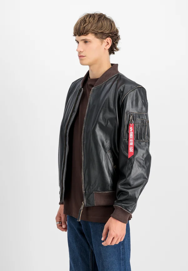 Bomberjacke - vintage brown