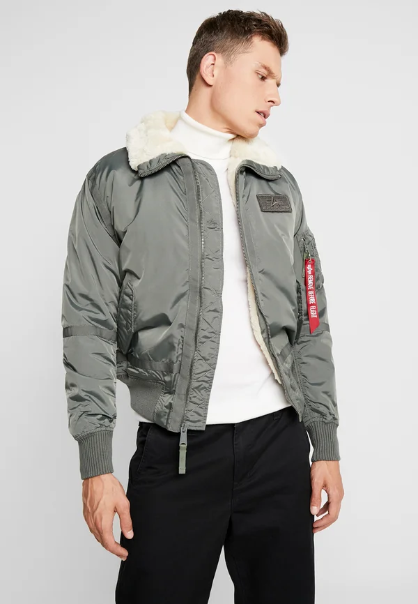 Bomberjacke - vintage green