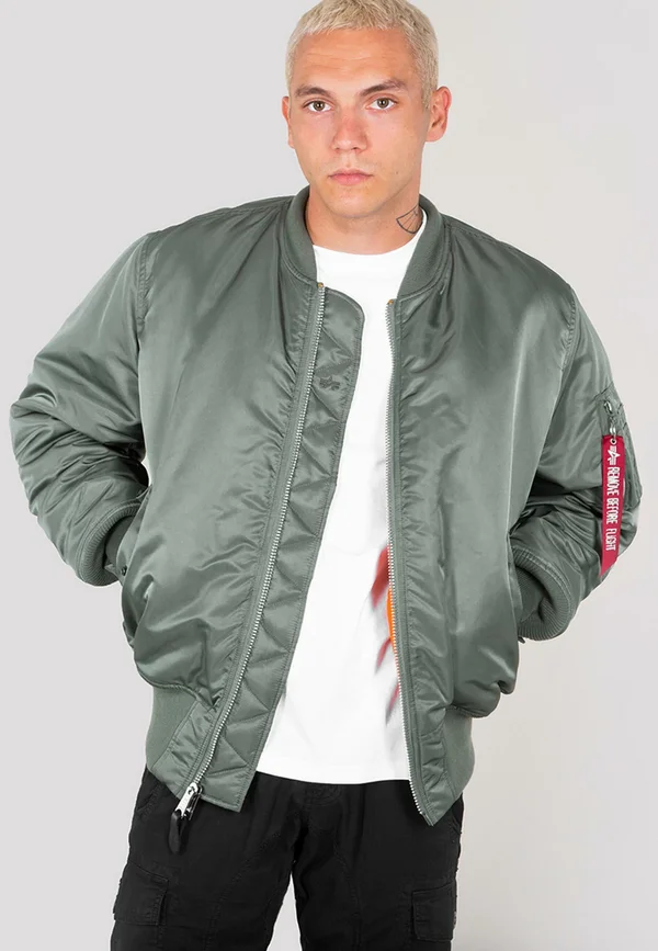 Bomberjacke - vintage green