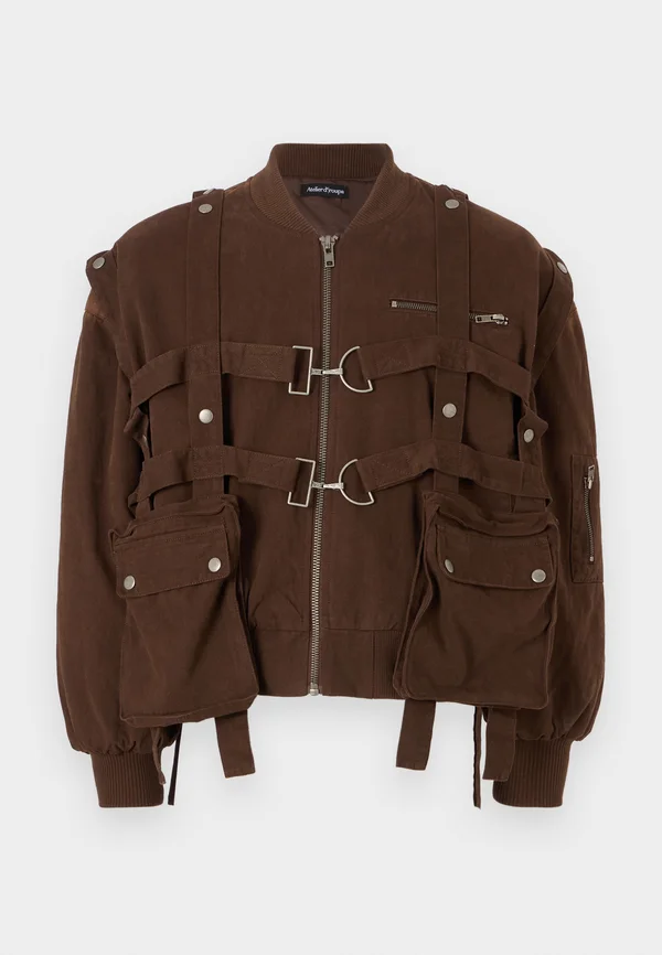BONDAGE JACKET UNISEX - Bomberjacke - brown
