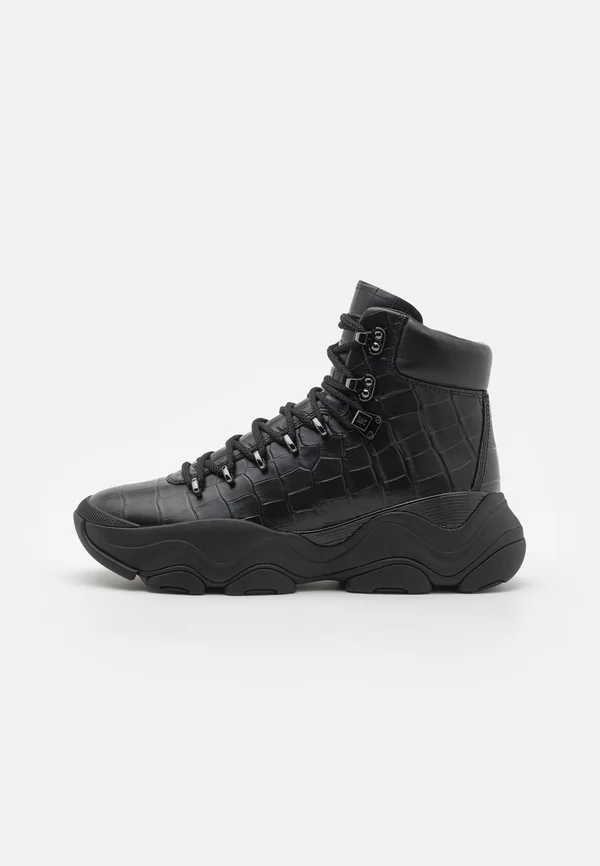 BOOT - Schnürstiefelette - black