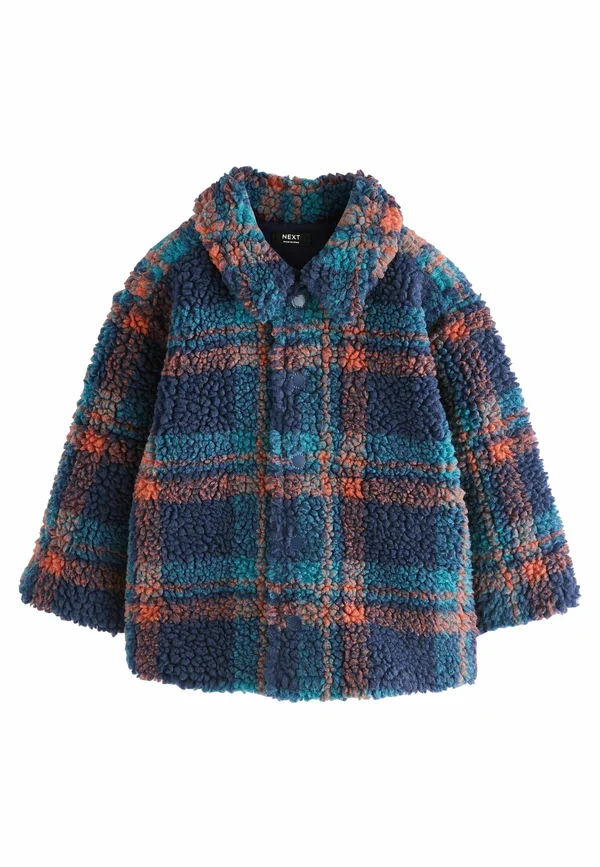 BORG - Fleecejacke - navy check