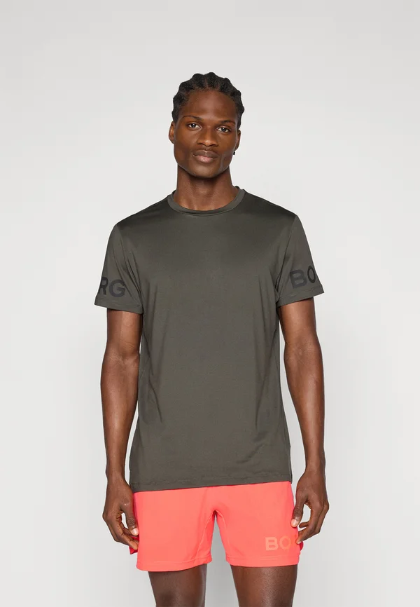 BORG T-SHIRT - T-Shirt print - peat