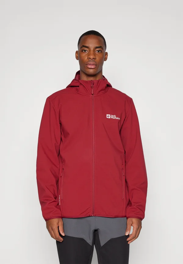 BORNBERG HOODY - Softshelljacke - deep ruby
