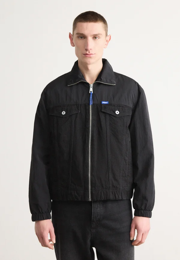 BORO - Jeansjacke - black