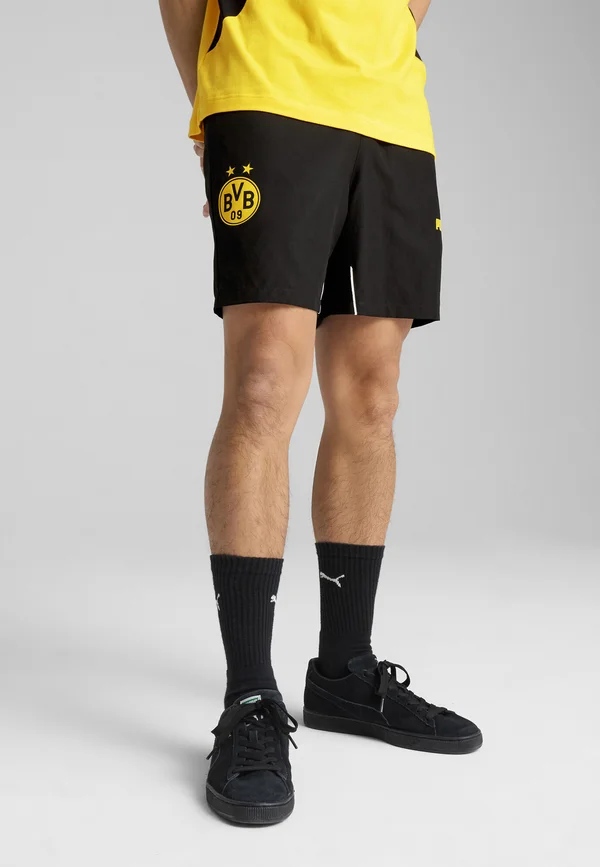 BORUSSIA DORTMUND FTBLARCHIVE  - Kurze Sporthose - black faster yellow