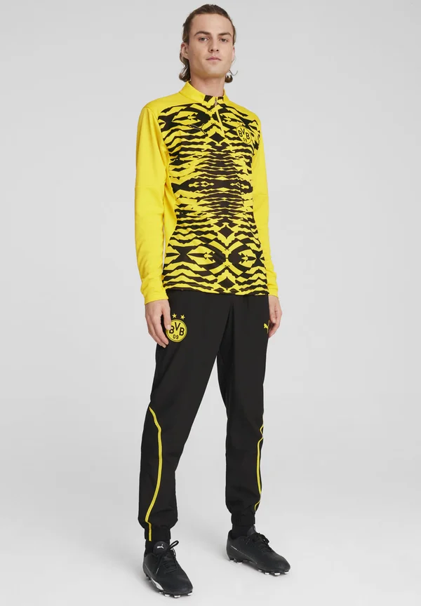 BORUSSIA DORTMUND PRE-MATCH QUARTER-ZIP - Langarmshirt - faster yellow black