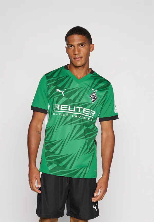 BORUSSIA MÖNCHENGLADBACH AWAY REPLICA - Vereinsmannschaften - archive green/puma white
