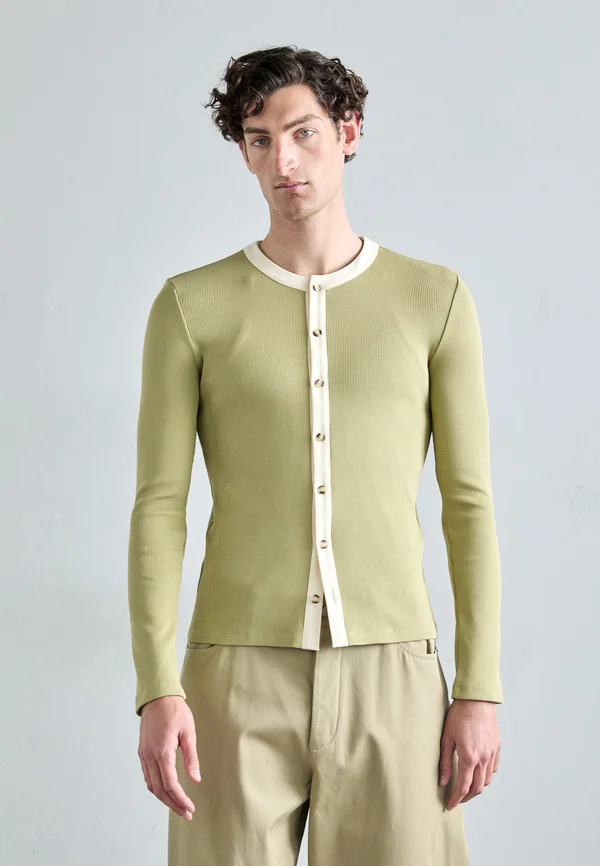 BORYS  - Strickjacke - olive green