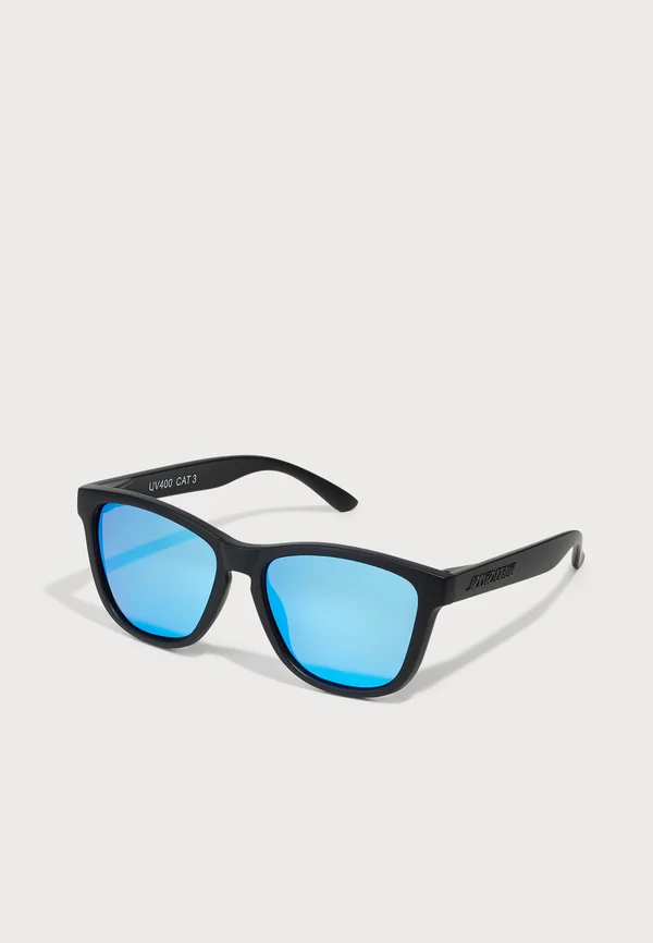 BOSS STRIP SUNGLASSES UNISEX - Sonnenbrille - black/blue