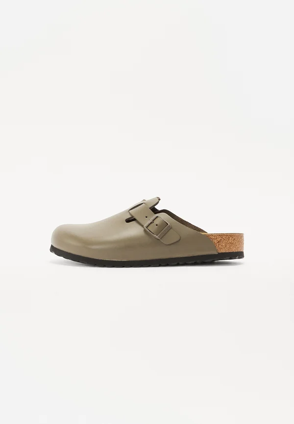BOSTON CONCRETE - Pantolette flach - concrete gray