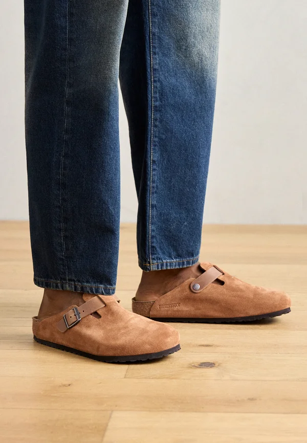 BOSTON LEVE LEOI REGULAR - Pantolette flach - cognac