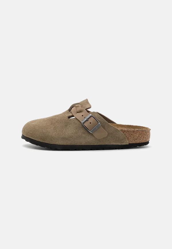 BOSTON NARROW - Pantolette flach - taupe