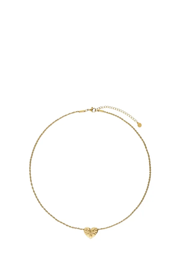 BOTANICAL WITH FLOWER HEART - Halskette - gold-coloured