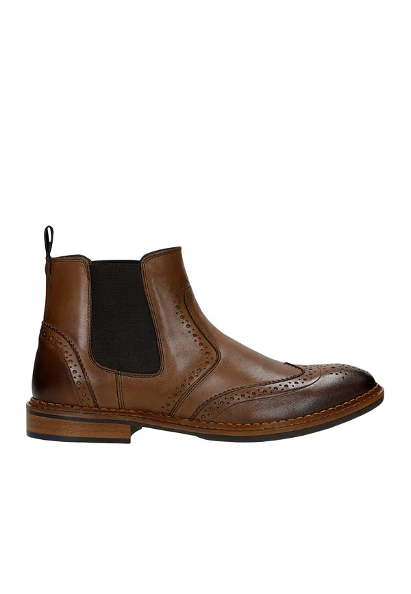 BOTKI MĘSKIE WOJAS - Stiefelette - brązowy 2004253-40