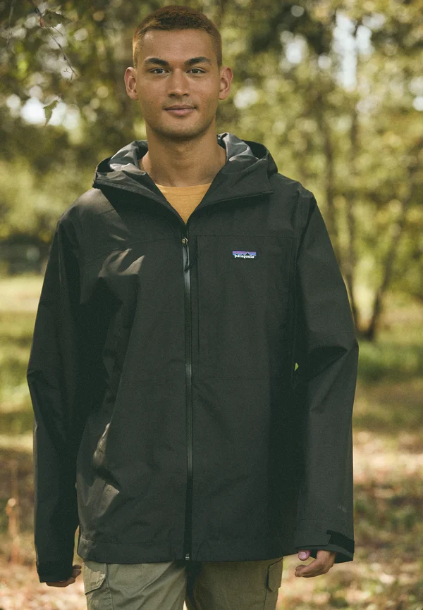 BOULDER FORK - Hardshelljacke - black