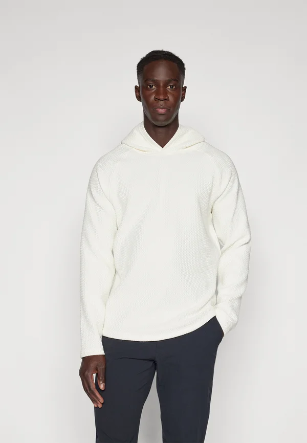 BOULDER HOODIE - Kapuzenpullover - warm white