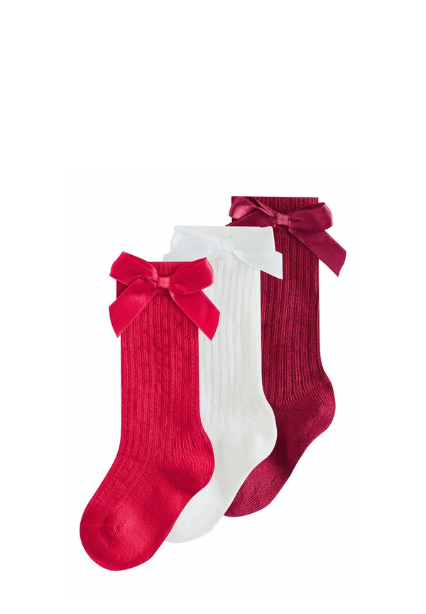 BOW 3 PACK - Socken - red