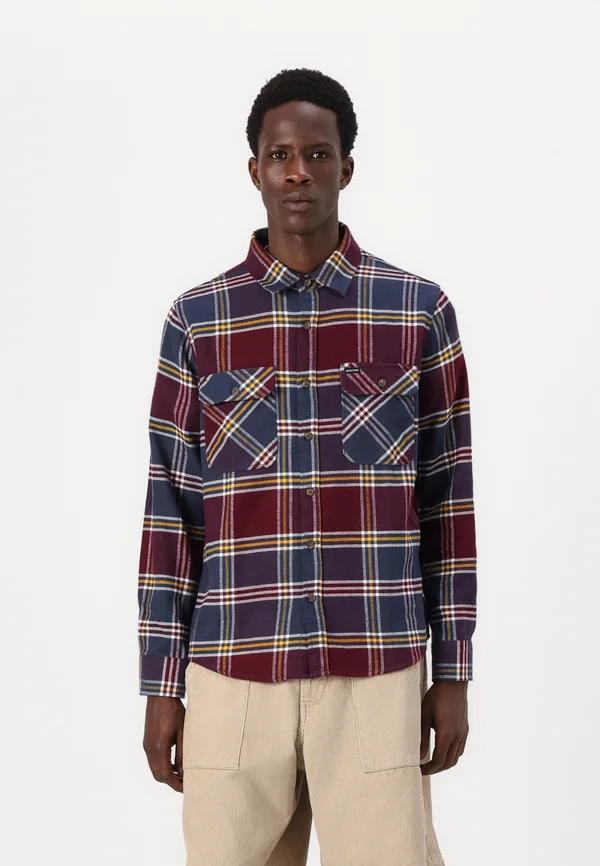 BOWERY  - Hemd - mood indigo/port/saffron