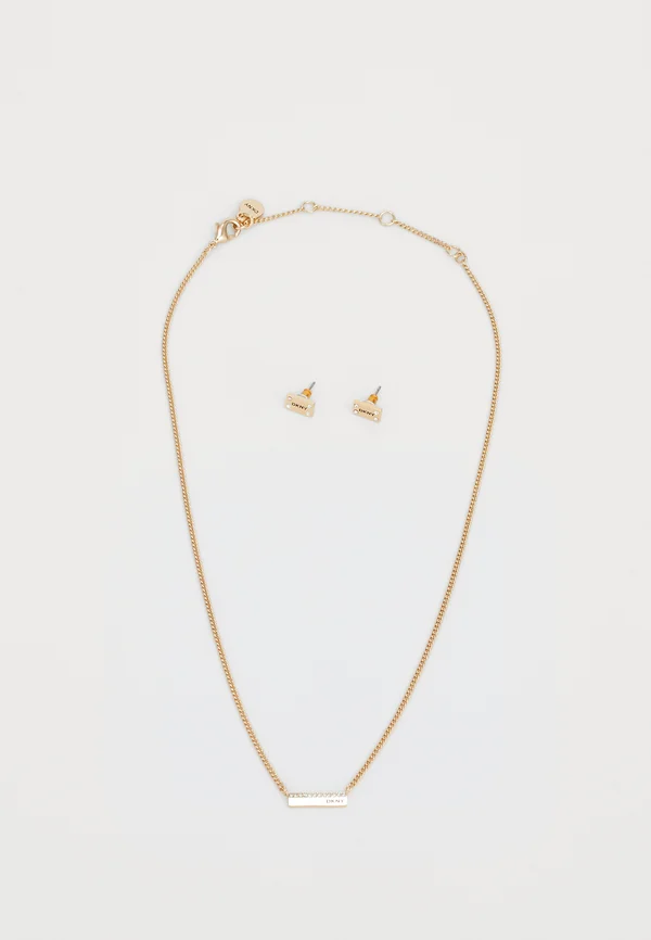 BOX LOGO SET - Ohrringe - gold-coloured