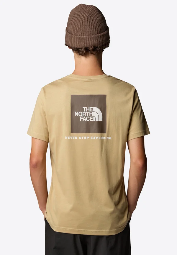 BOX NSE - T-Shirt print - khaki stone white dune