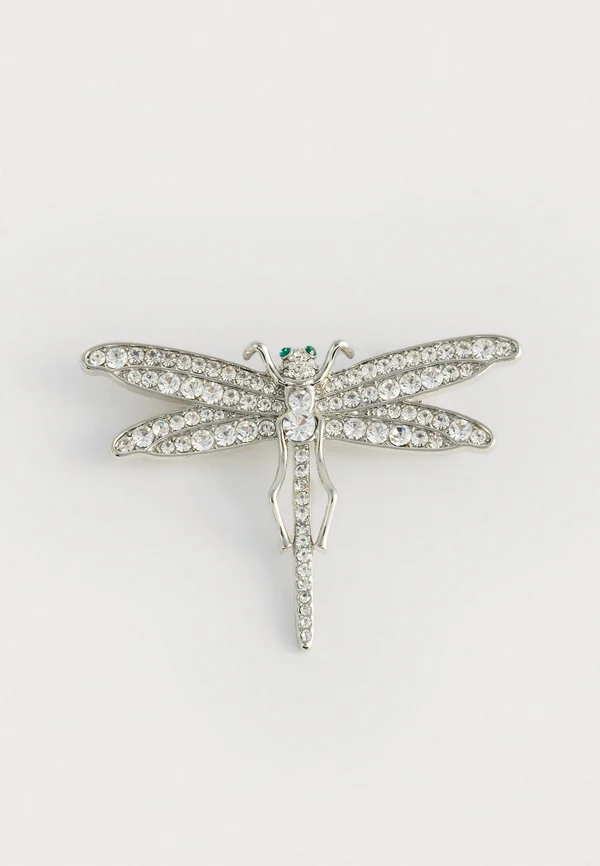 BOX PIN DRAGONFLY CRY - Brosche - silver-coloured