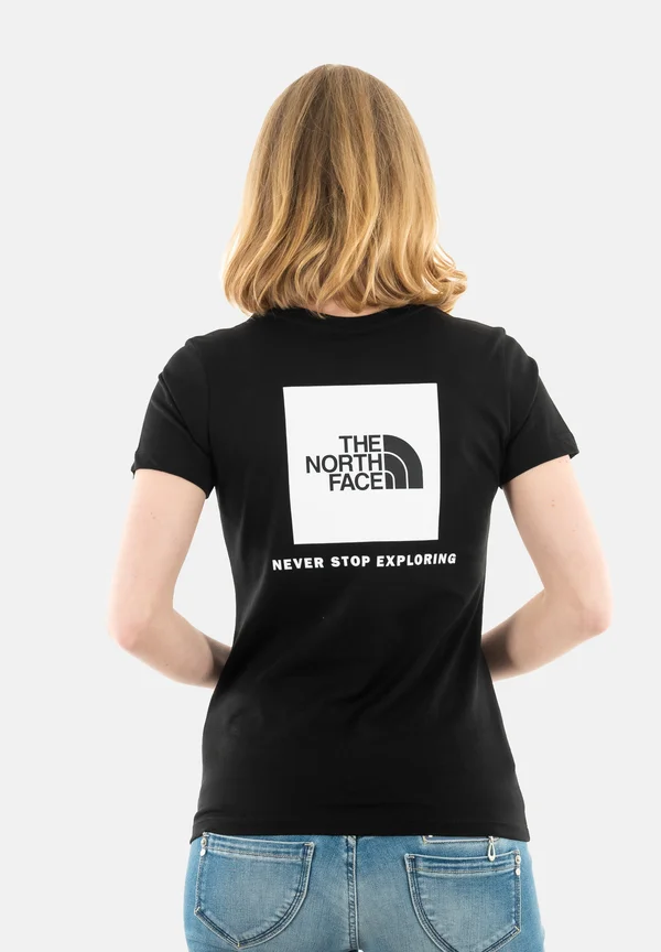 BOX SLIM TEE - T-Shirt print - tnf black