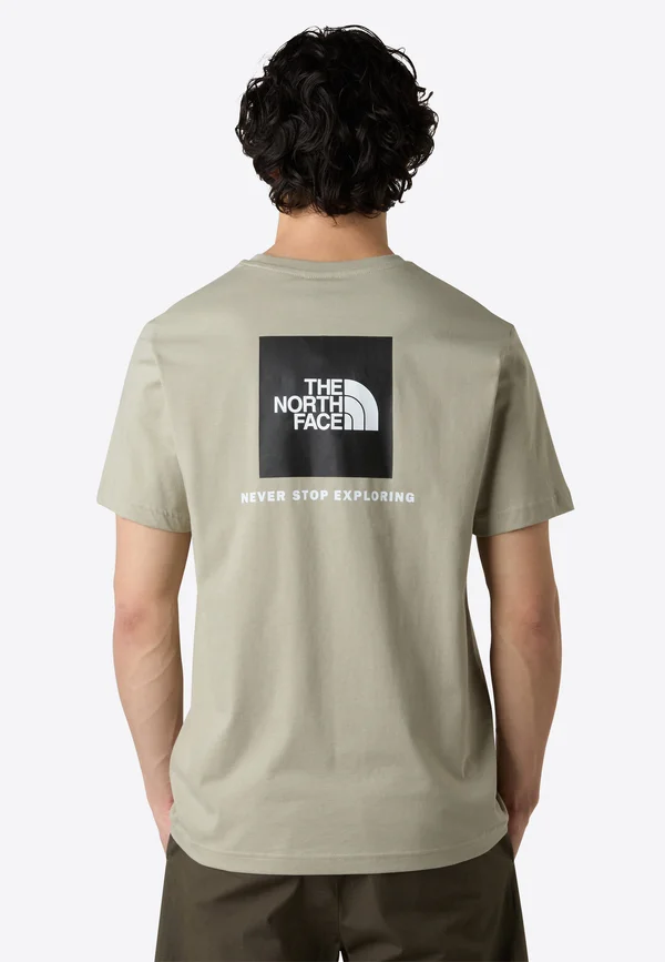 BOX - T-Shirt print - clay grey tnf black