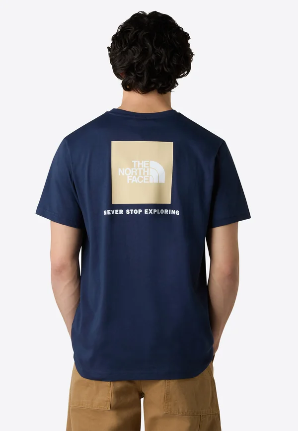 BOX - T-Shirt print - summit navy gravel