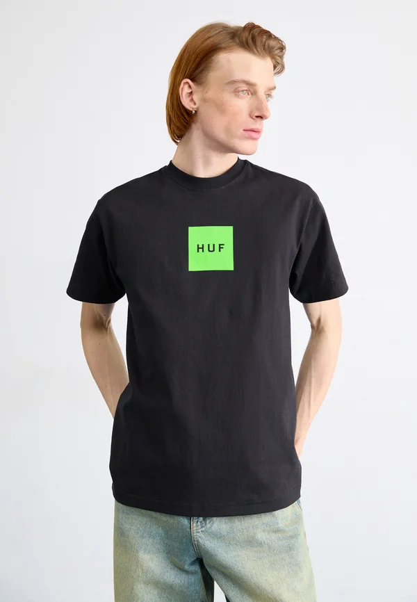 BOX TEE UNISEX - T-Shirt print - black