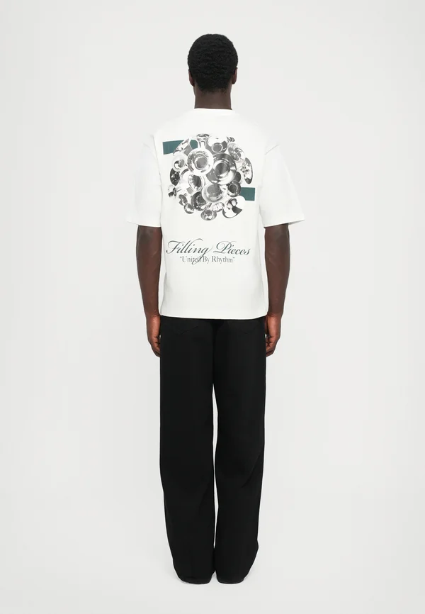 BOXY BOUQUET - T-Shirt print - white