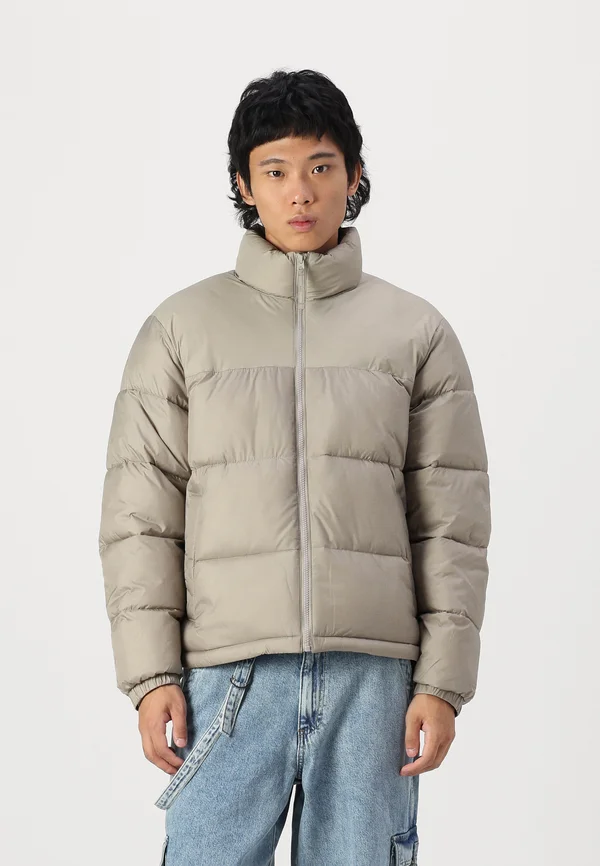 BOXY MOCK NECK PUFFER VINTAGE - Winterjacke - vintage khaki