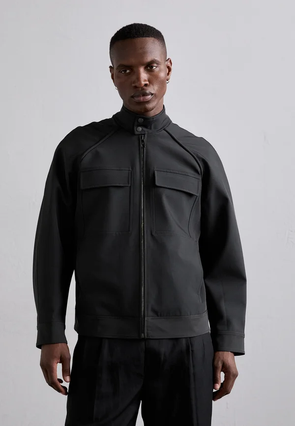 BOXY TUBULAR BARACUTA - Leichte Jacke - carbon