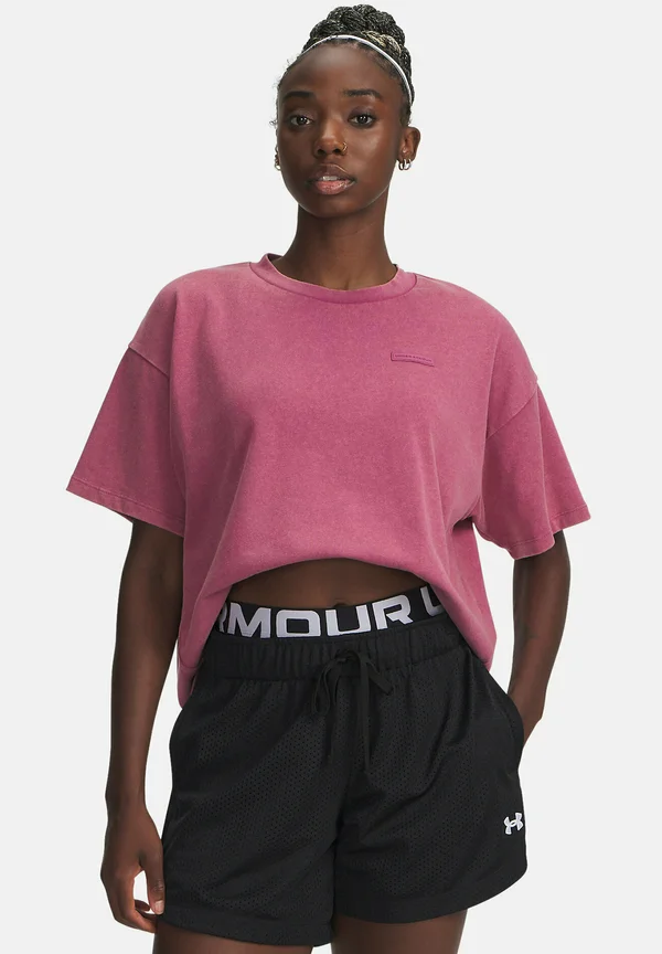 Boxy Wash Heavyweight - T-Shirt basic - fuchsia dusk