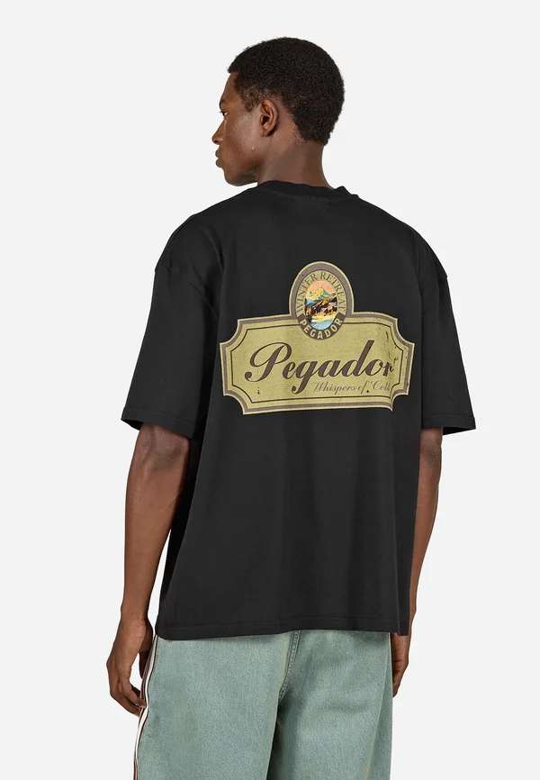 BOZEN - T-Shirt print - washed black