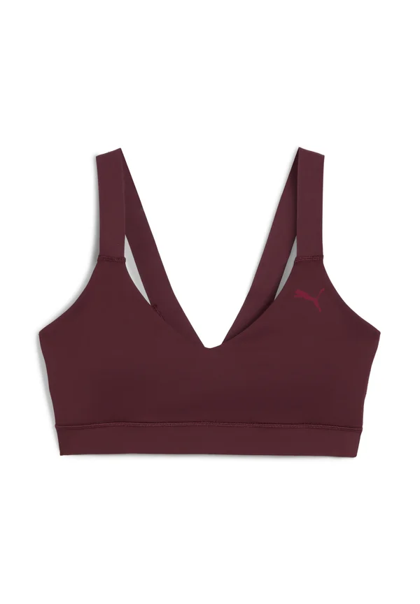 BRA LOW - Sport-BH mit leichter Stützkraft - ruby shimmer