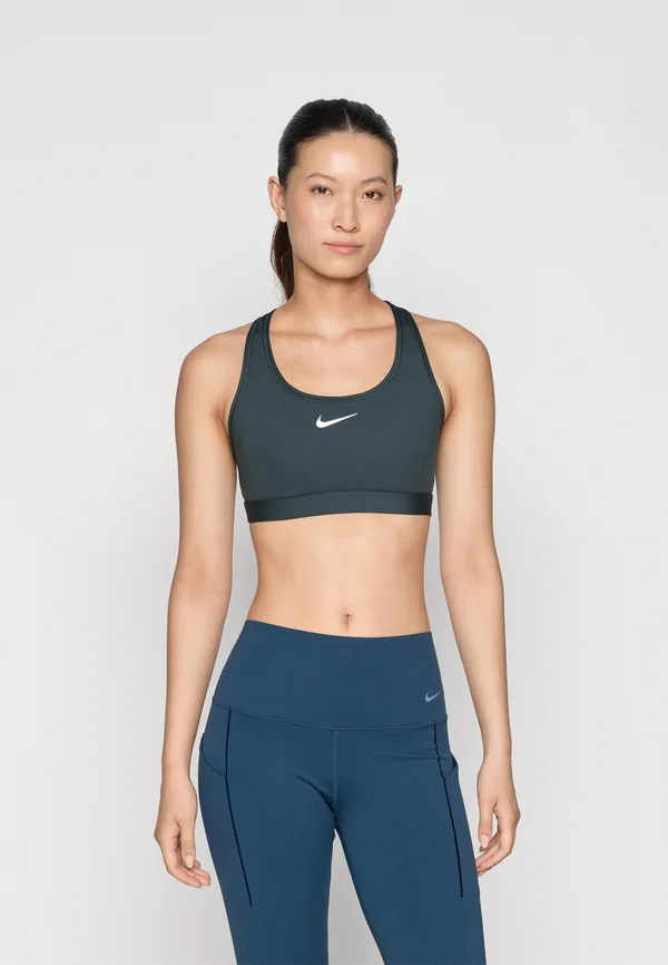 BRA - Sport-BH mit mittlerer Stützkraft - seaweed/white