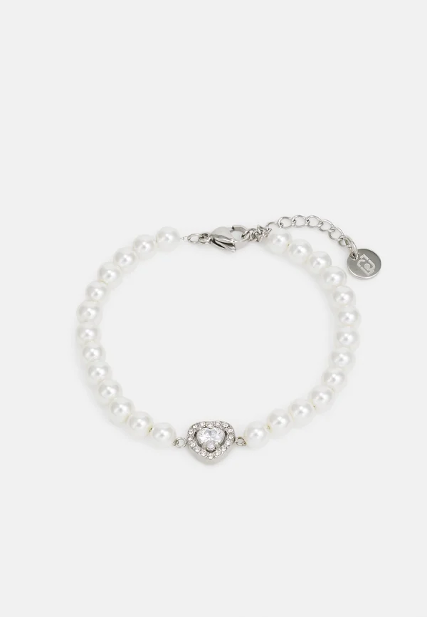 BRACELET ESSENTIAL - Armband - silver-coloured/white