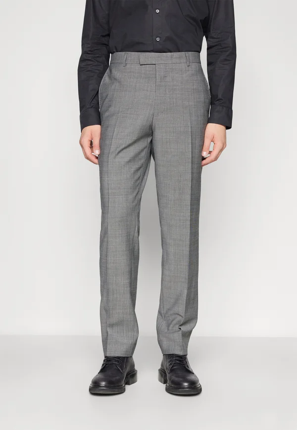 BRAD - Stoffhose - silver