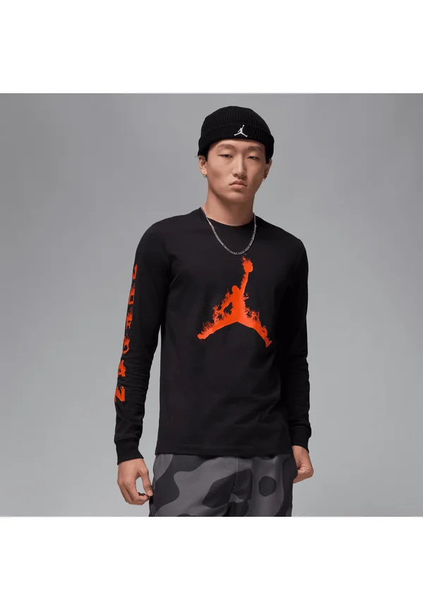 BRAND FLAME CREW RGN - Langarmshirt - black team orange team orange