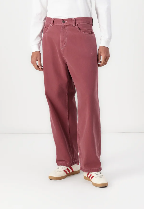 BRANDON PANT - Jeans Relaxed Fit - dusky pink stone dyed