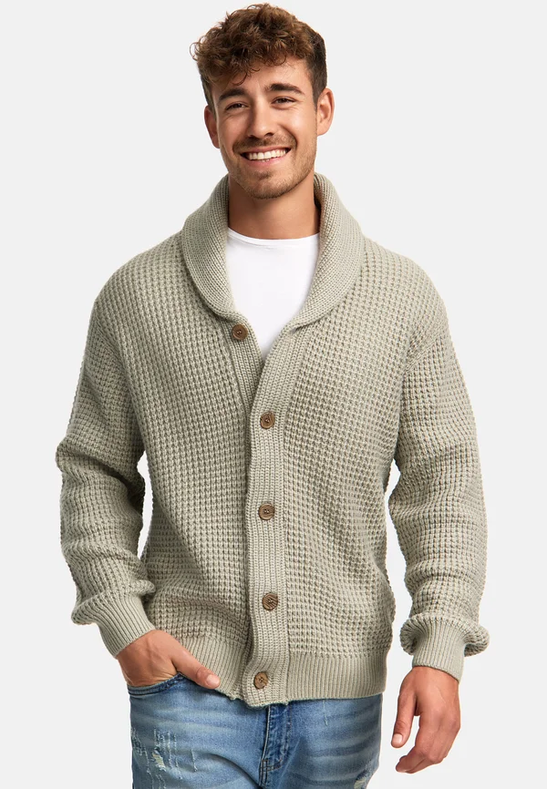 BRANDOX - Strickjacke - stone