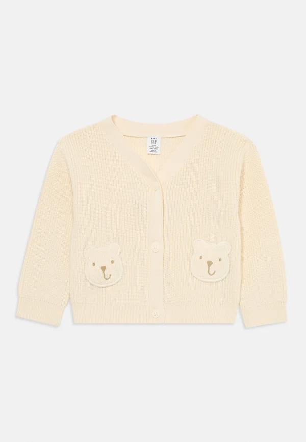 BRANNAN BEAR CARDI BABY - Strickjacke - ivory frost