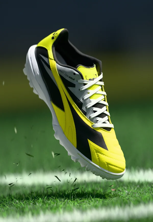 BRASIL ICON SALA TF - Rasen-Fußballschuhe - fluo yellow/black