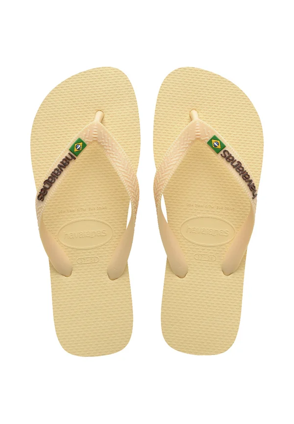 BRASIL LOGO BUTTERCREAM UNISEX - Zehentrenner - buttercream