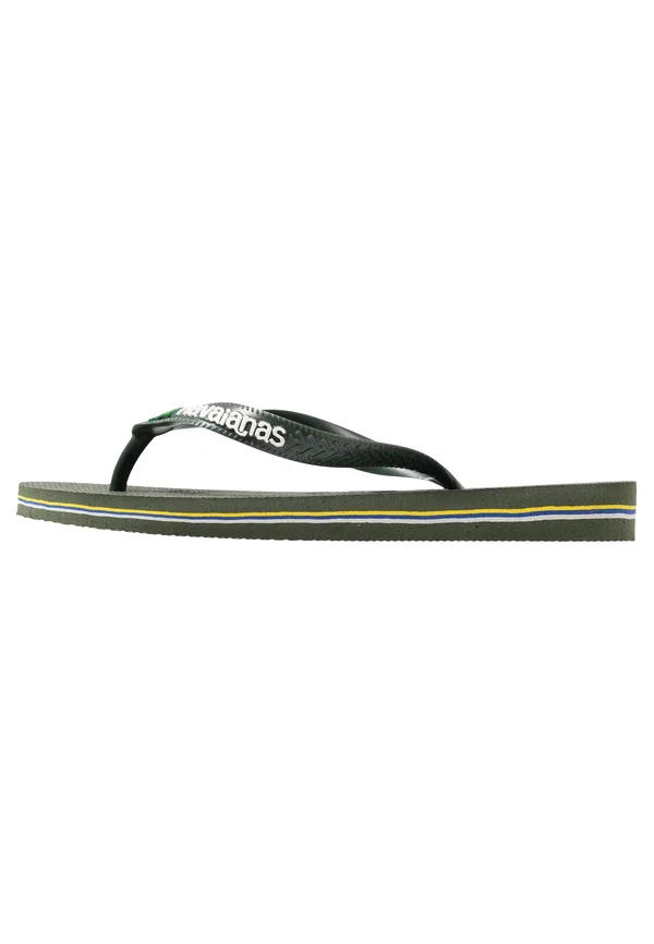 BRASIL LOGO UNISEX - Zehentrenner - green olive