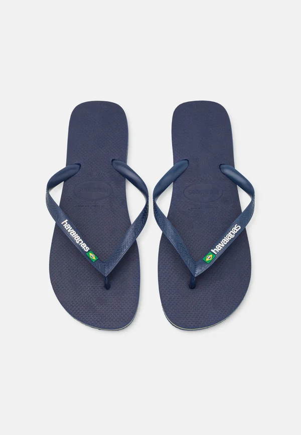 BRASIL LOGO UNISEX - Zehentrenner - navy blue
