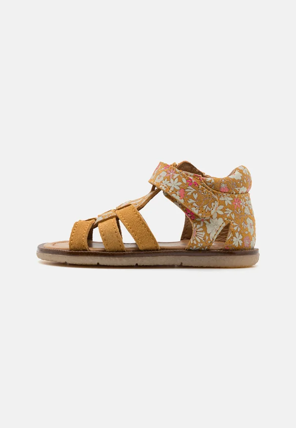 BRAY - Riemensandalette - tan/white