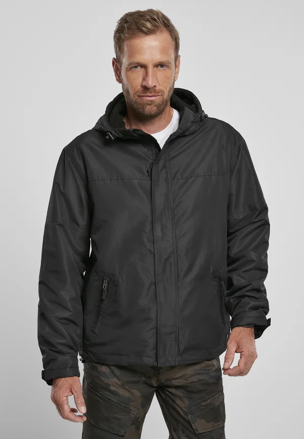 BREAKER FRONTZIP - Übergangsjacke - black