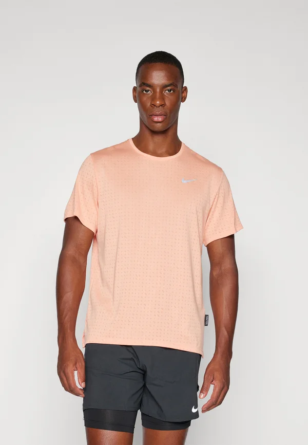 BREATHE MILER TOP - Sport T-Shirt - apricot agate/reflective silver